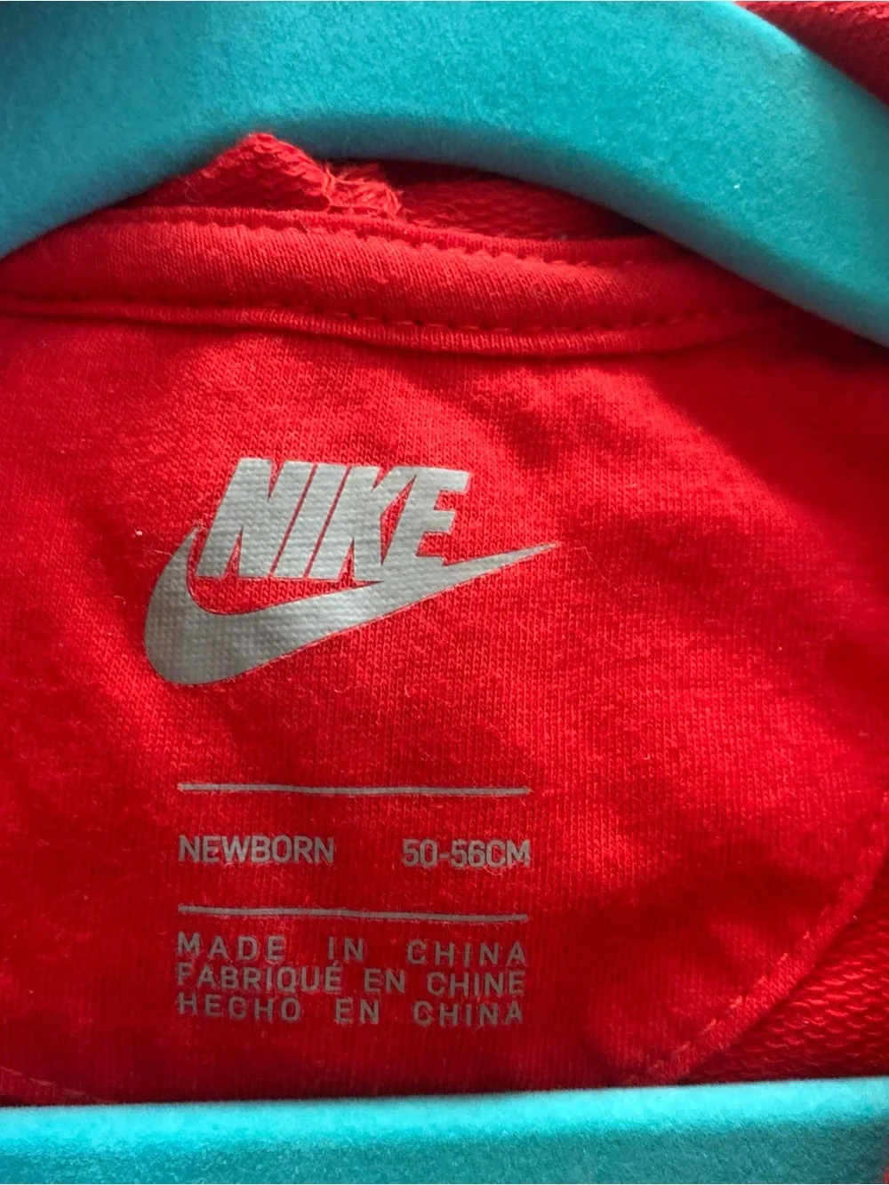 Red NIKE Zip-Up Baby Romper and overalls bundle - Picture 2 of 4
